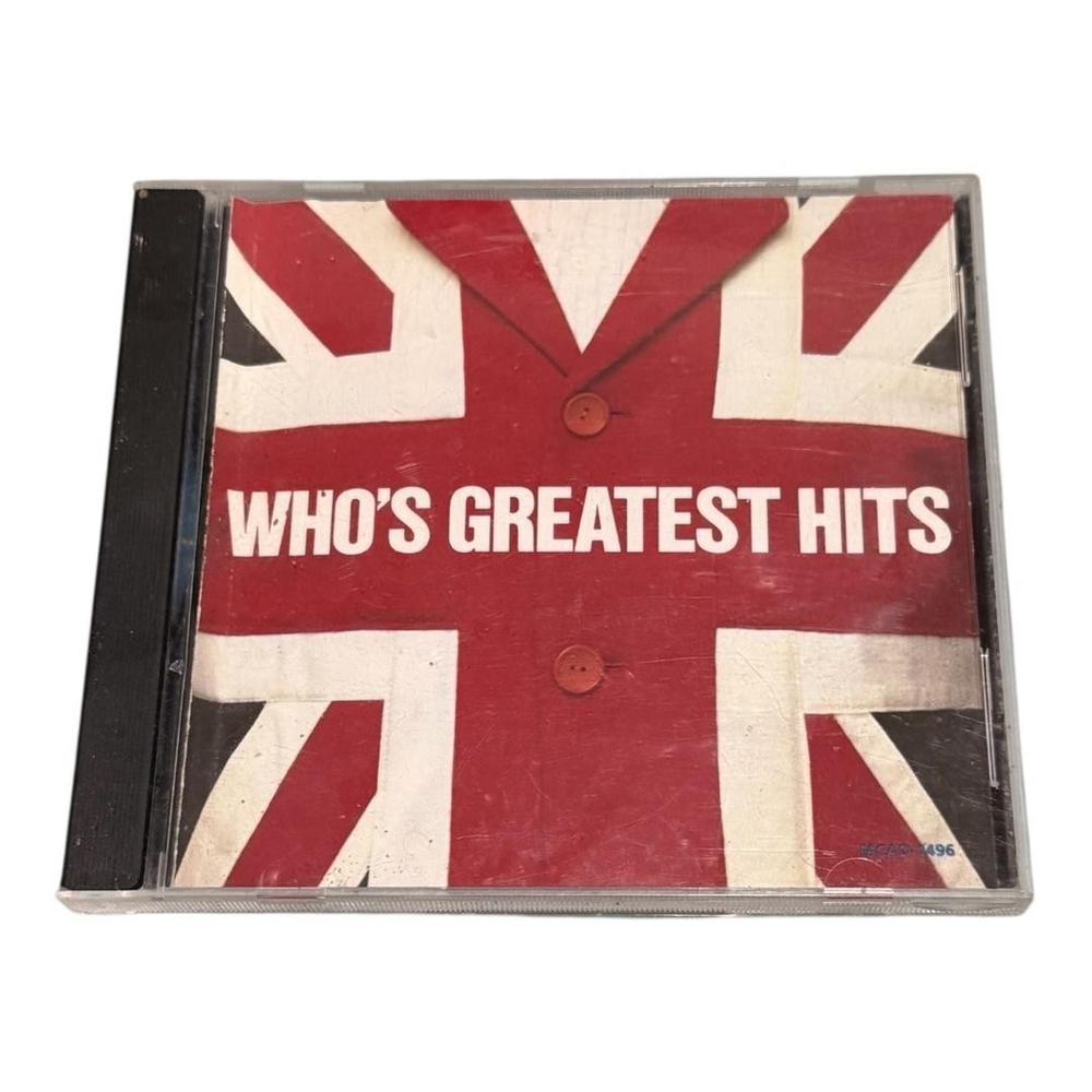 The Who CD The Who's Greatest Hits 1983 Album Classic Rock Hard MCA Records Red